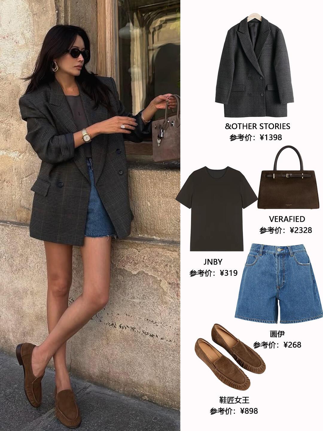 一周不重样通勤风，太实用了！每套都是简约高级的老钱感搭配，宽松西装、垂感衬衫、