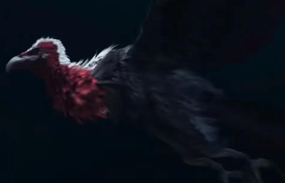 《唐诡3》四大珍奇异兽，特效都很逼真啊，首当其冲就是乌焰鸟，体型庞大翅膀后面有着