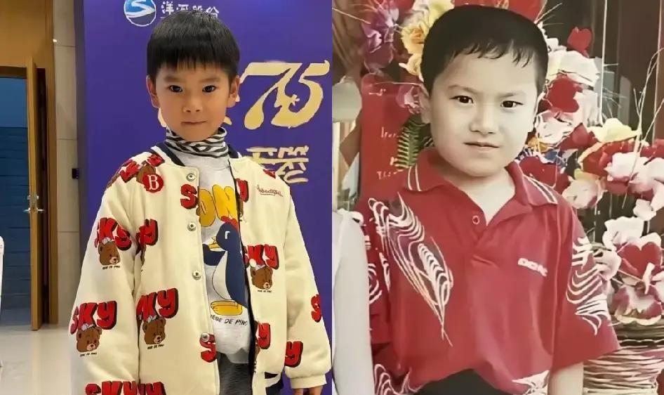 梁靖崑二儿子的照片刚被晒出来，网友就炸锅了。小家伙坐在他腿上，父子俩笑起来连眼