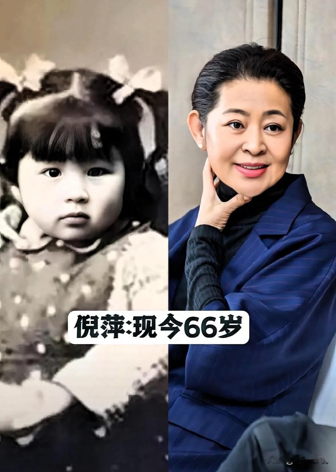 6位女主持人童年照对比。看笑容依然是那个笑容，一个比一个萌，一个比一个俏皮，一个