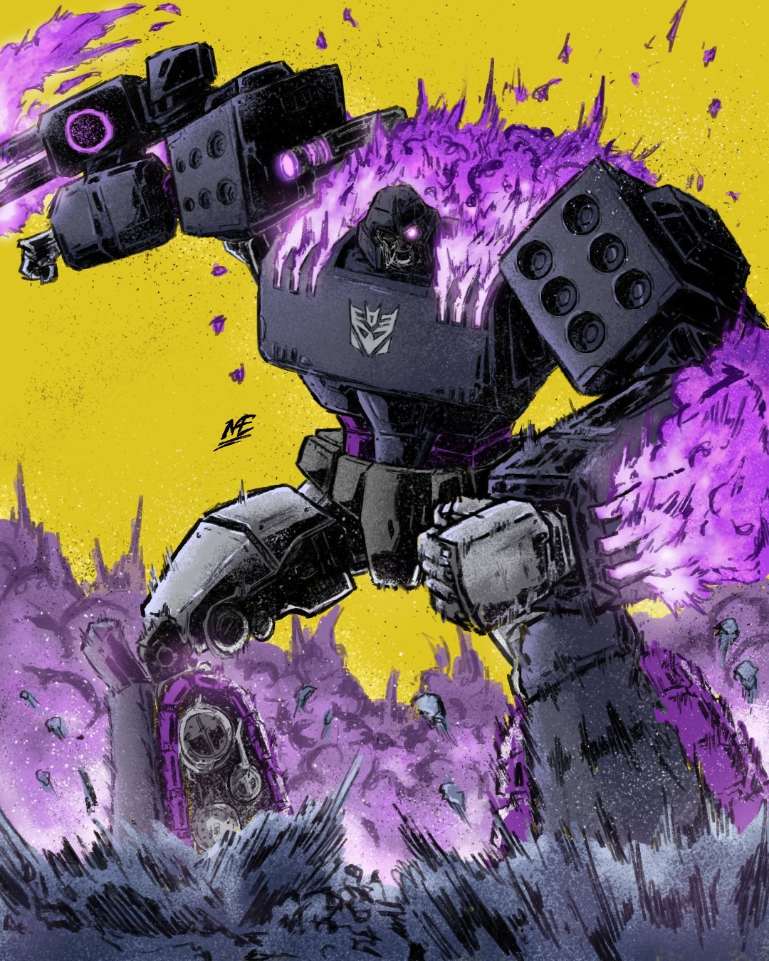 Skybound《变形金刚：能量宇宙》漫画威震天升级新形态震天王(Meg
