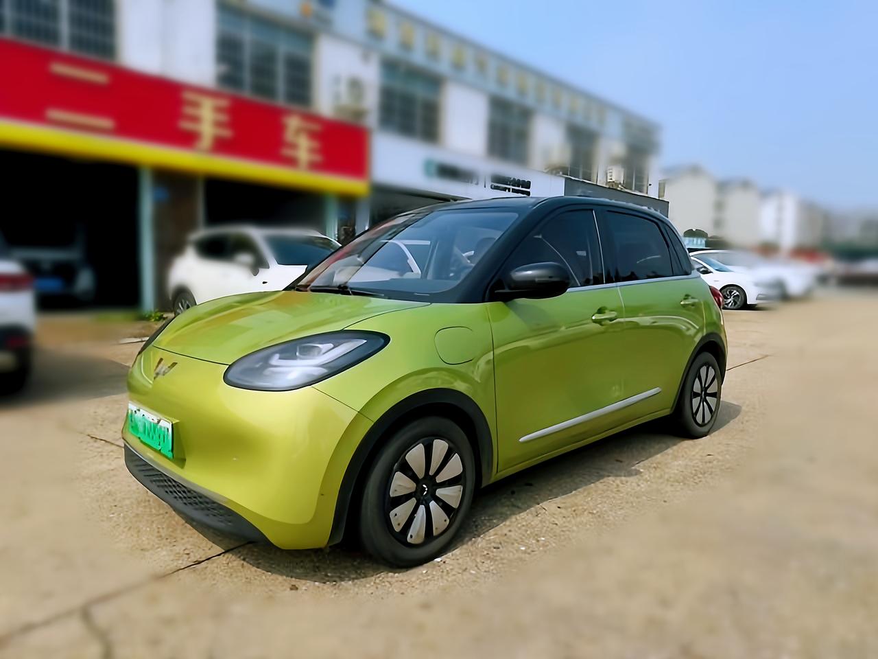 五菱缤果2023款333KM快享款｜7万公里的极光绿，现在卖3.8万-4.3万