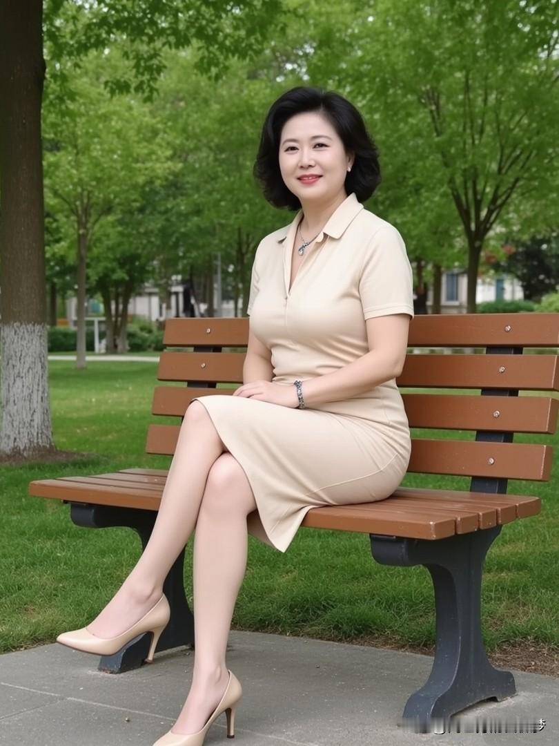 75年的阿姨，女人味那是藏都藏不住！哪用靠年纪撑着，这是岁月养出来的温润与鲜