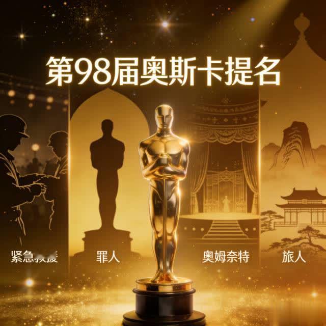 第98届奥斯卡提名炸场！《罪人》16项破纪录，华语力量再登舞台第98届奥斯