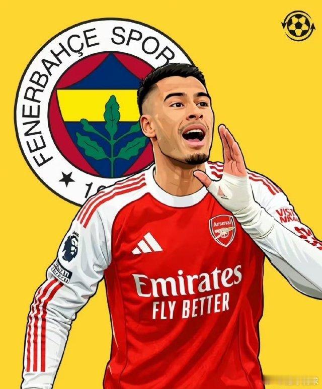 阿森纳放行马丁内利，转会名单已打开据报道，阿森纳已经将加布里埃尔·马丁内利列入可