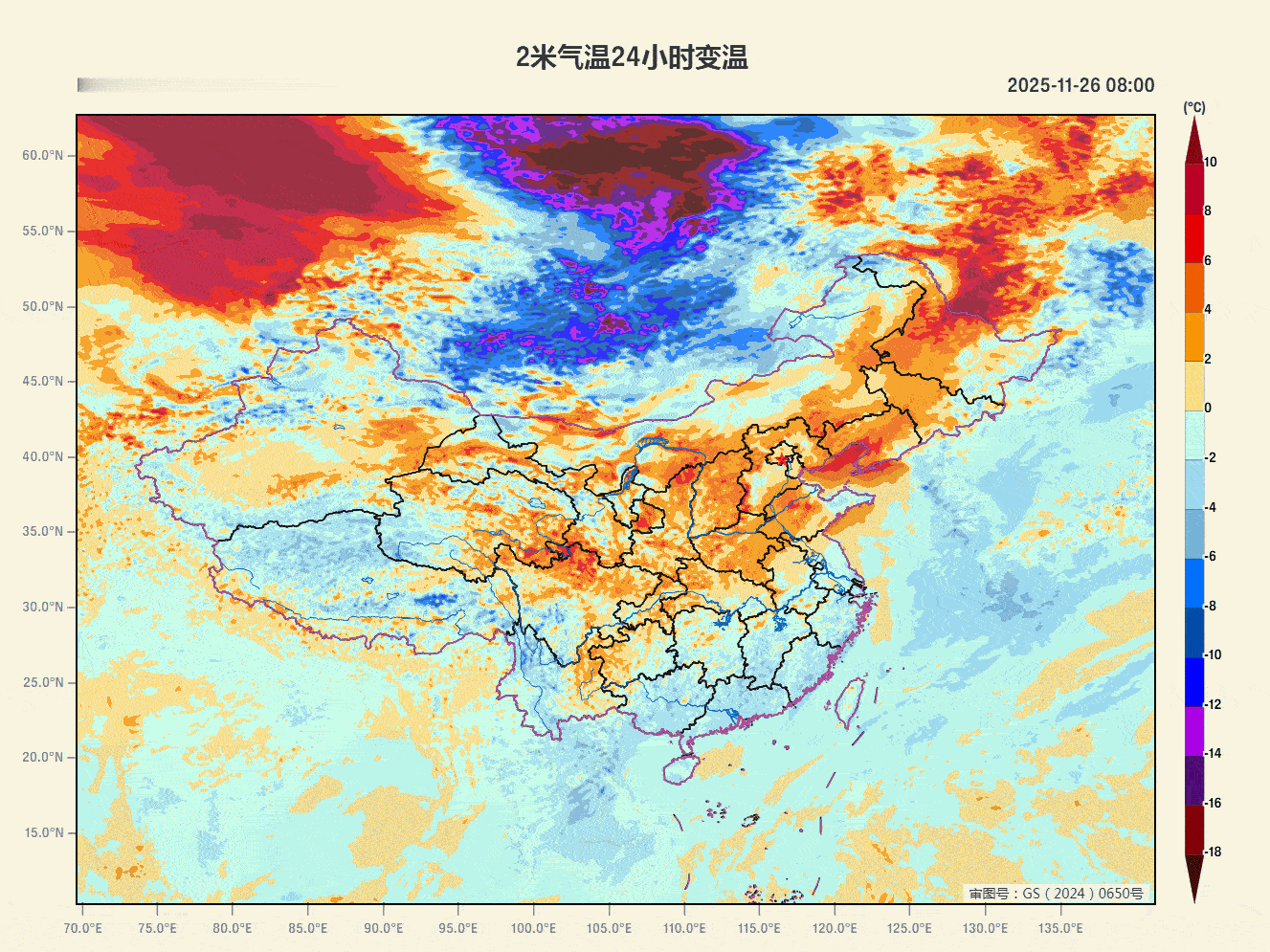 【气温】未来冷空气和暖空气，轮流上岗，气温起伏不定。11月26-27日、11月2