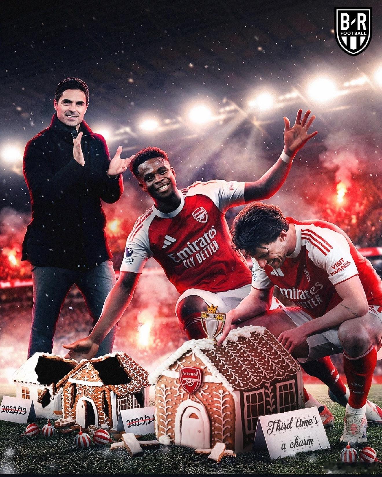 埃弗顿0比1阿森纳阿森纳过去四年里、连续第三次成为英超的“圣诞冠军”（图一）。不