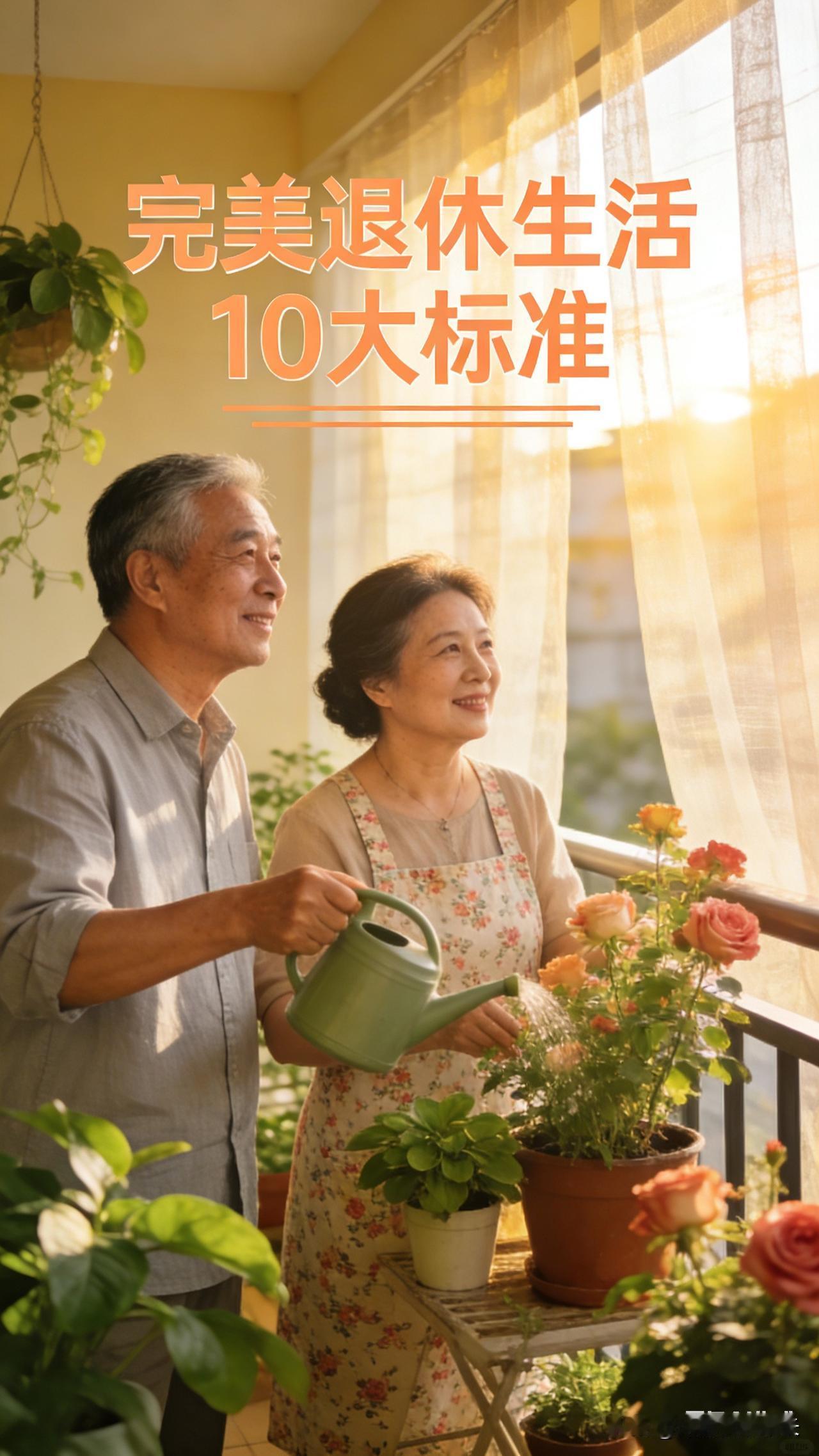 完美退休生活10大标准，句句大实话！退休过得好不好，不用装、不用比，舒服自