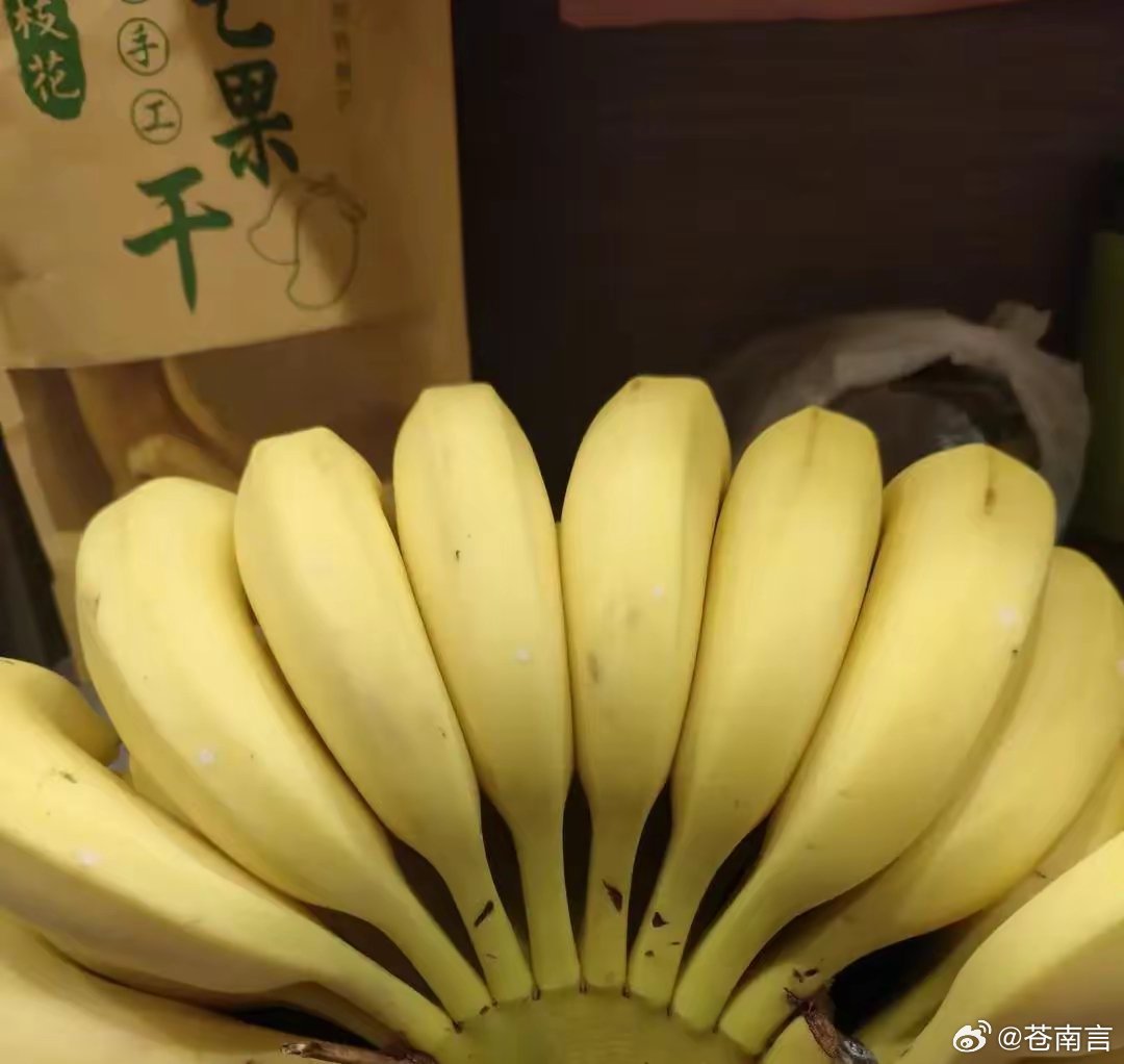 香蕉放超市与放家里的区别超市里的香蕉个个金黄饱满，店员总说没放冰箱，自然保鲜。可