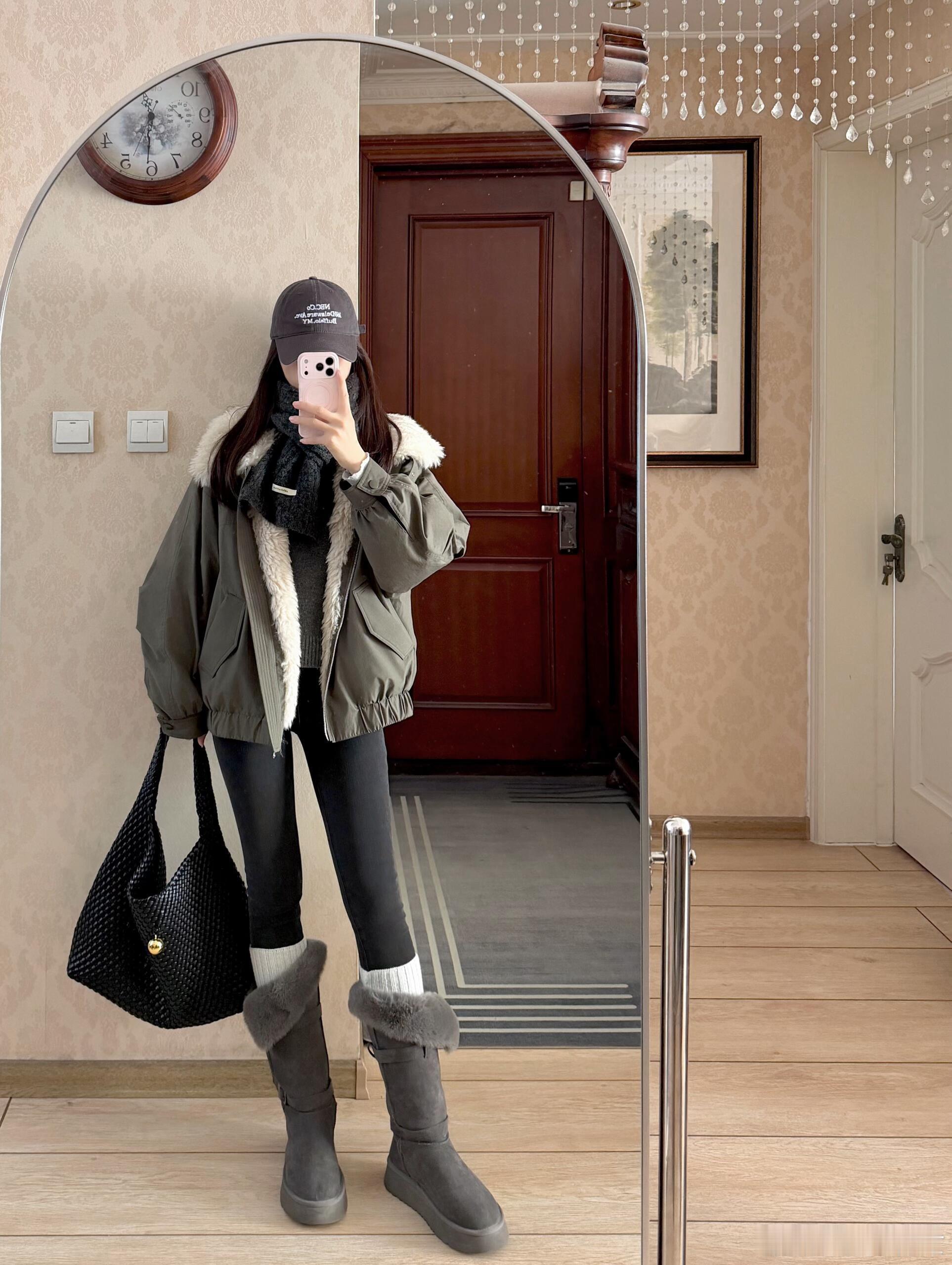 不定义穿搭如果秋冬有颜色秋冬酷飒松弛感穿搭！暖乎乎又利落的冬日模板～宝子们！这套