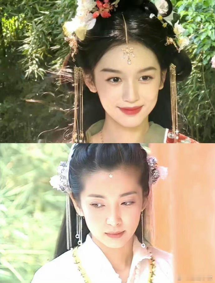周也和张婧仪，似乎周迅和李冰冰像是在扶持年轻时的自己[裂开]​​​​