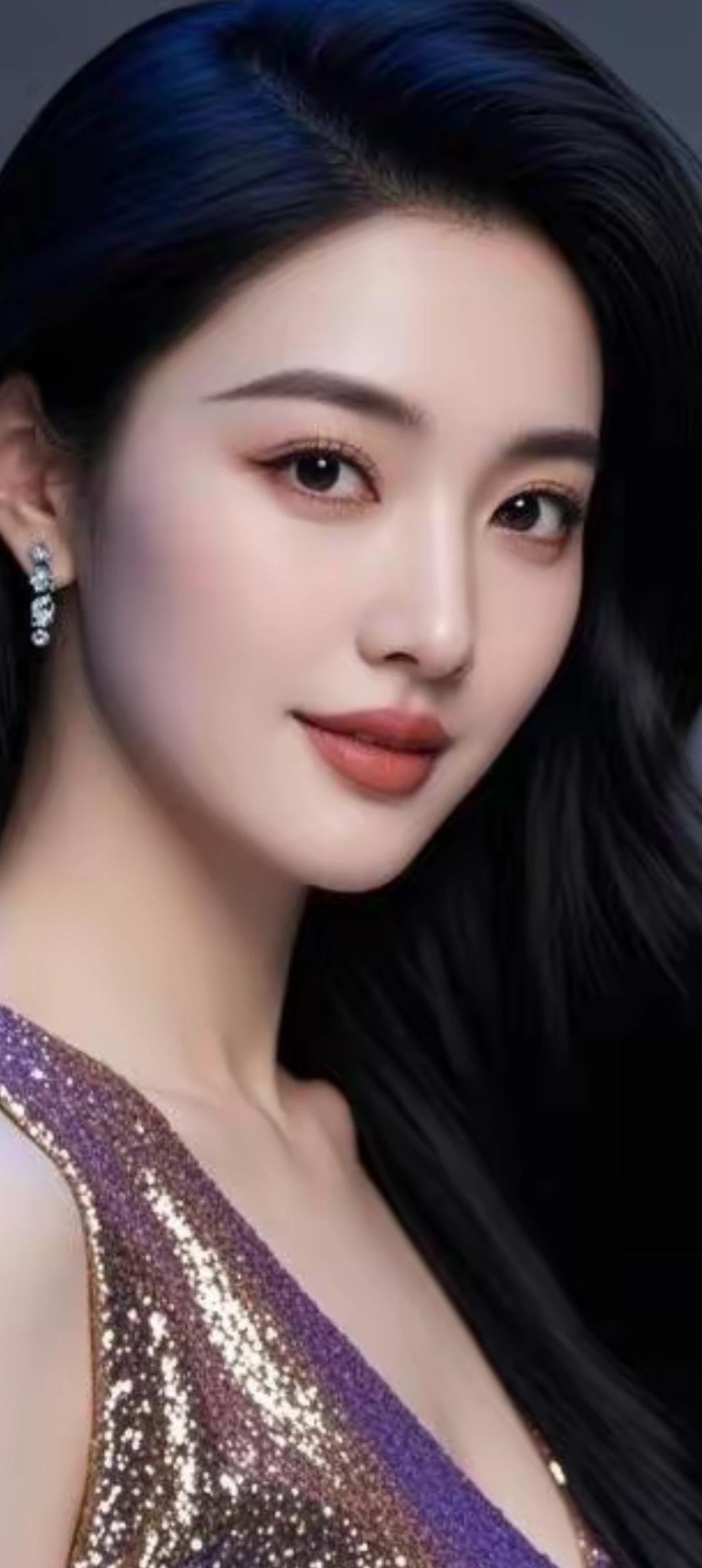 ✨梦幻仙女风✨紫色闪亮礼服，优雅动人，宛如天上的仙女！🌟💖