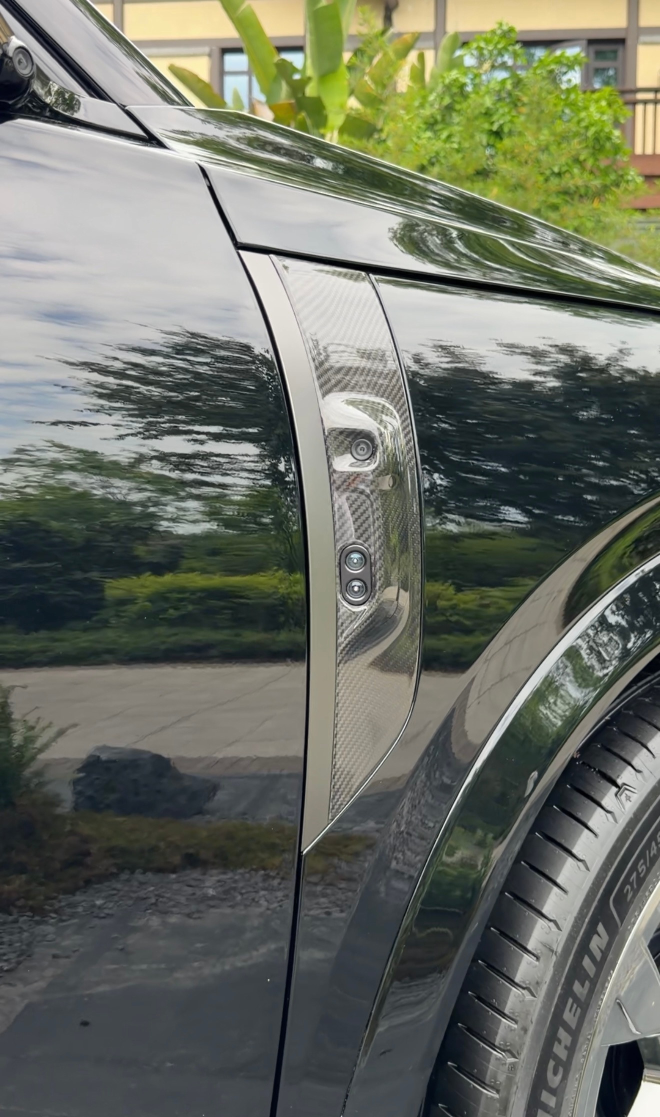 终于开上四激光雷达的泰山了，晚上试驾走山路真有点东西