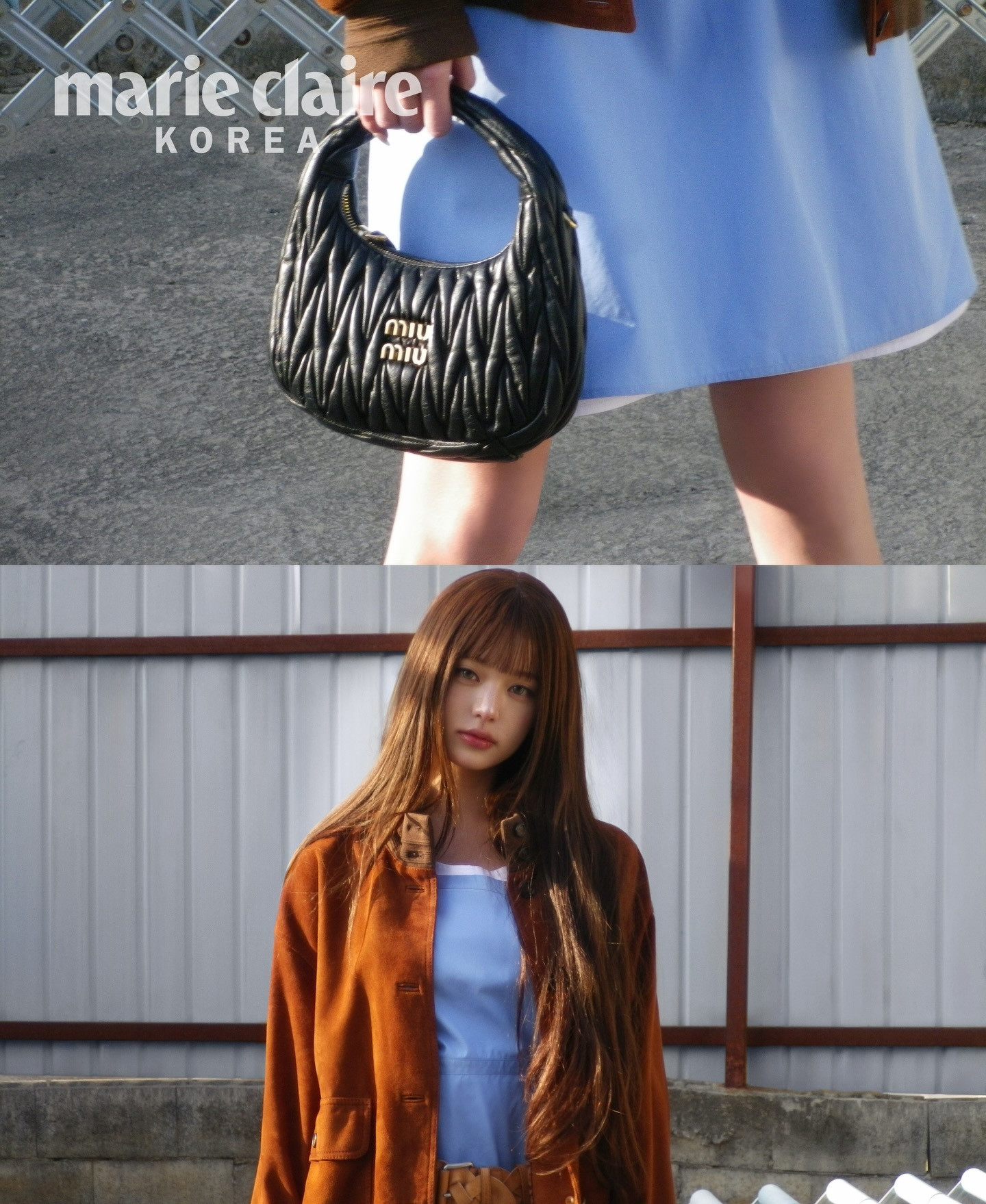 张元英xMiuMiuxMarieClaireKorea四月刊封面大