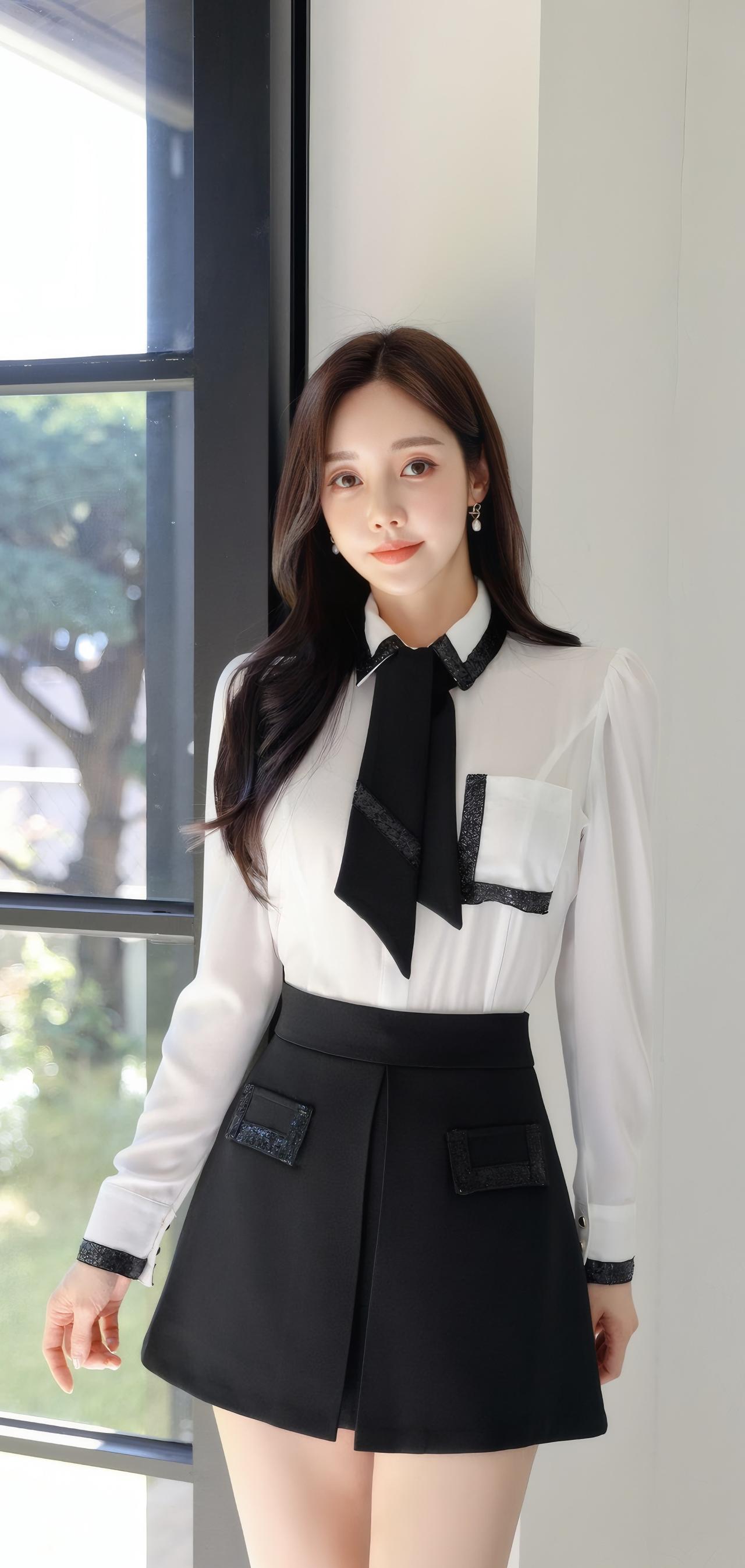 优雅黑白配，简约时尚风