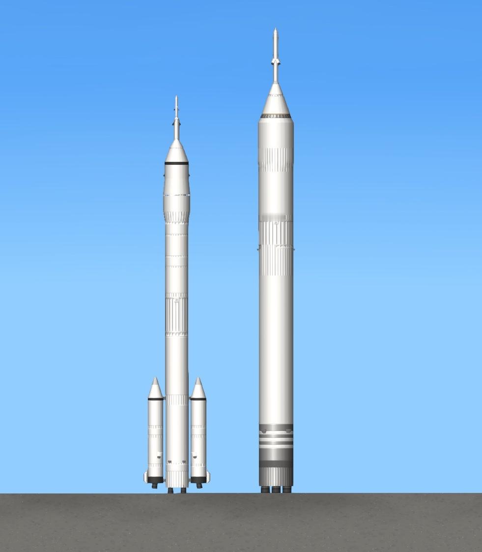 神舟飞船VS梦舟飞船长征二号FVS长征十号甲图:理智π