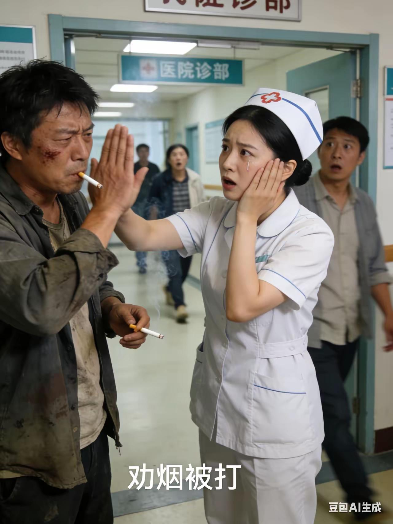 护士下班堵人甩巴掌：白大褂是战袍，便服里藏着血性？那天在病房，她正劝一位家属
