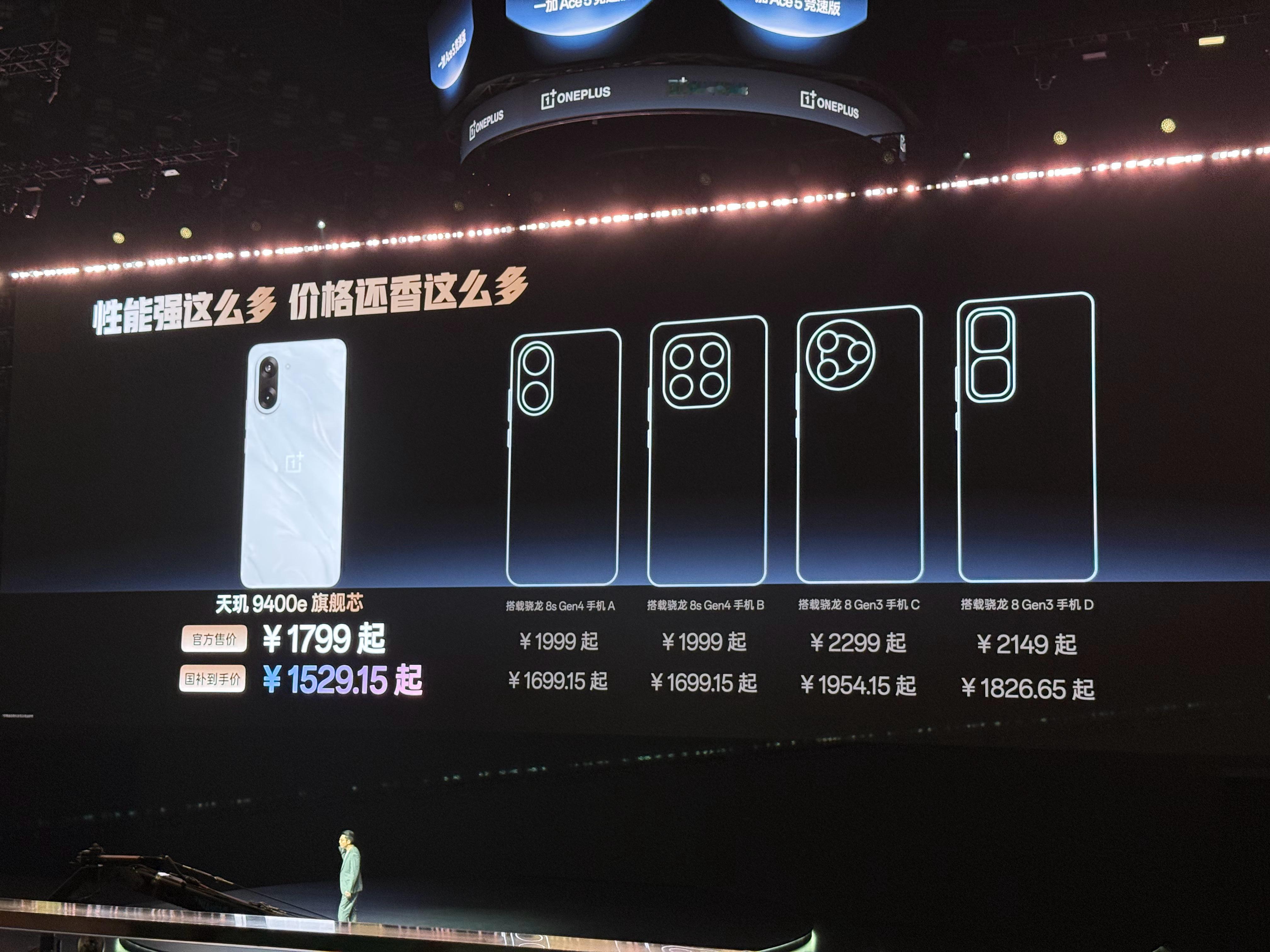 一加ace5至尊版1500多，买到天玑9400e，爱打游戏预算有限的话，一加A