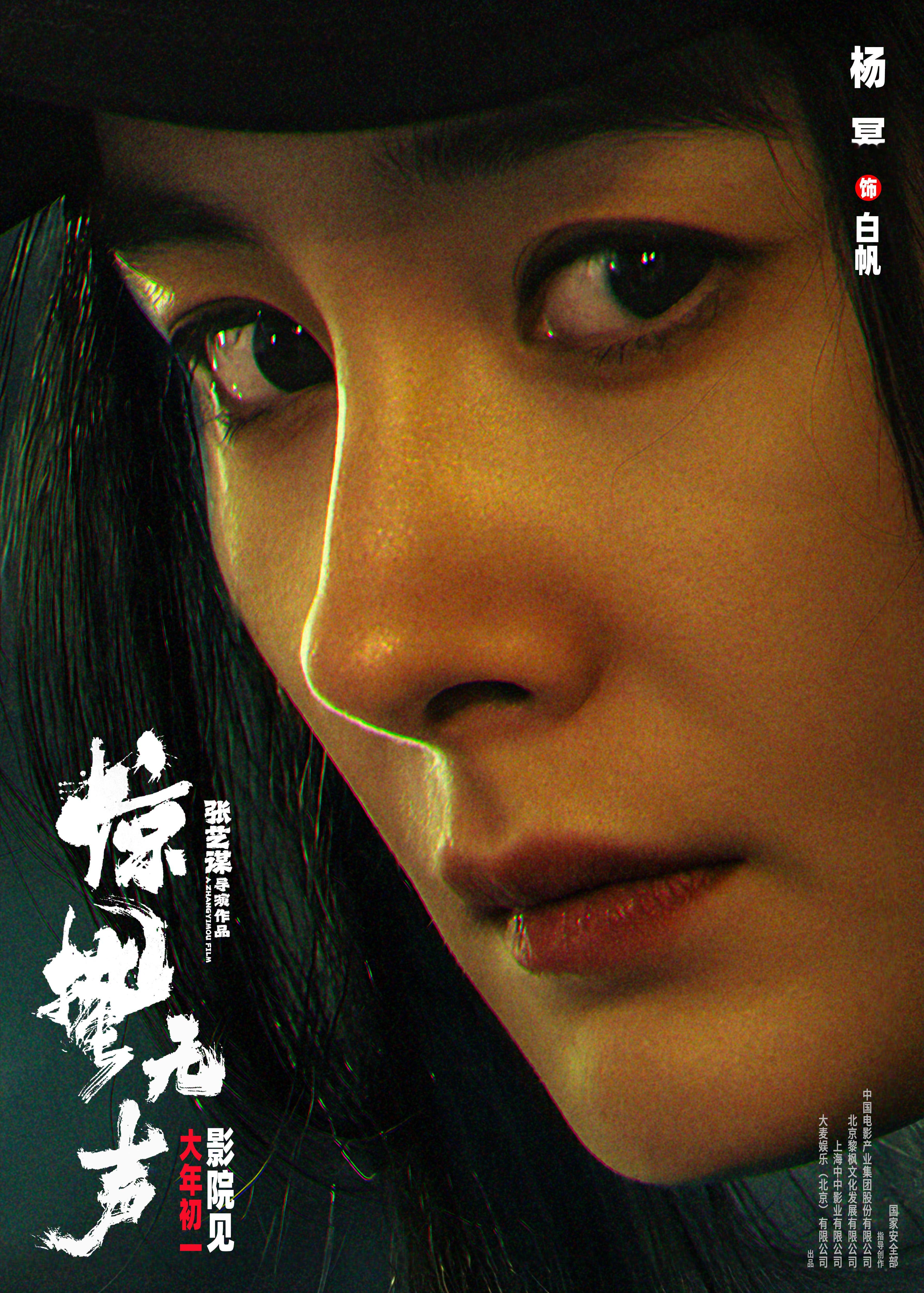 惊蛰无声怼脸海报家人们！张艺谋导演的当代国家安全题材新片《惊蛰无声》出角色海报