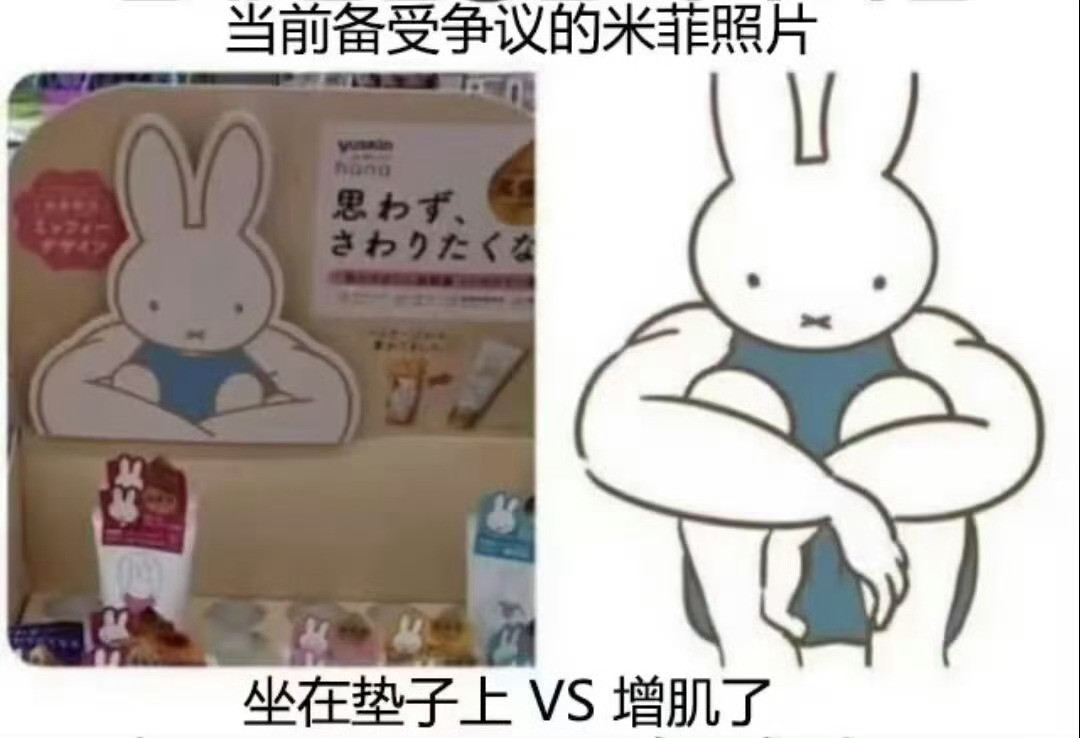 米菲兔变成了增肌模样..