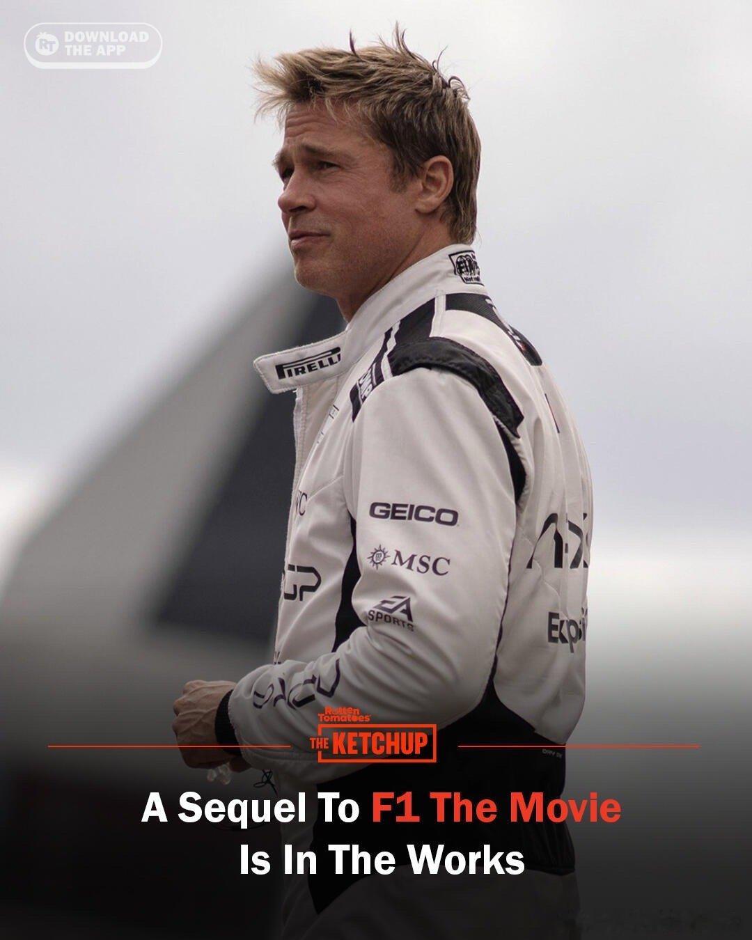 好莱坞制片人确认，电影《F1：狂飙飞车》已经正式启动开发续集了！第一部片尾就留了