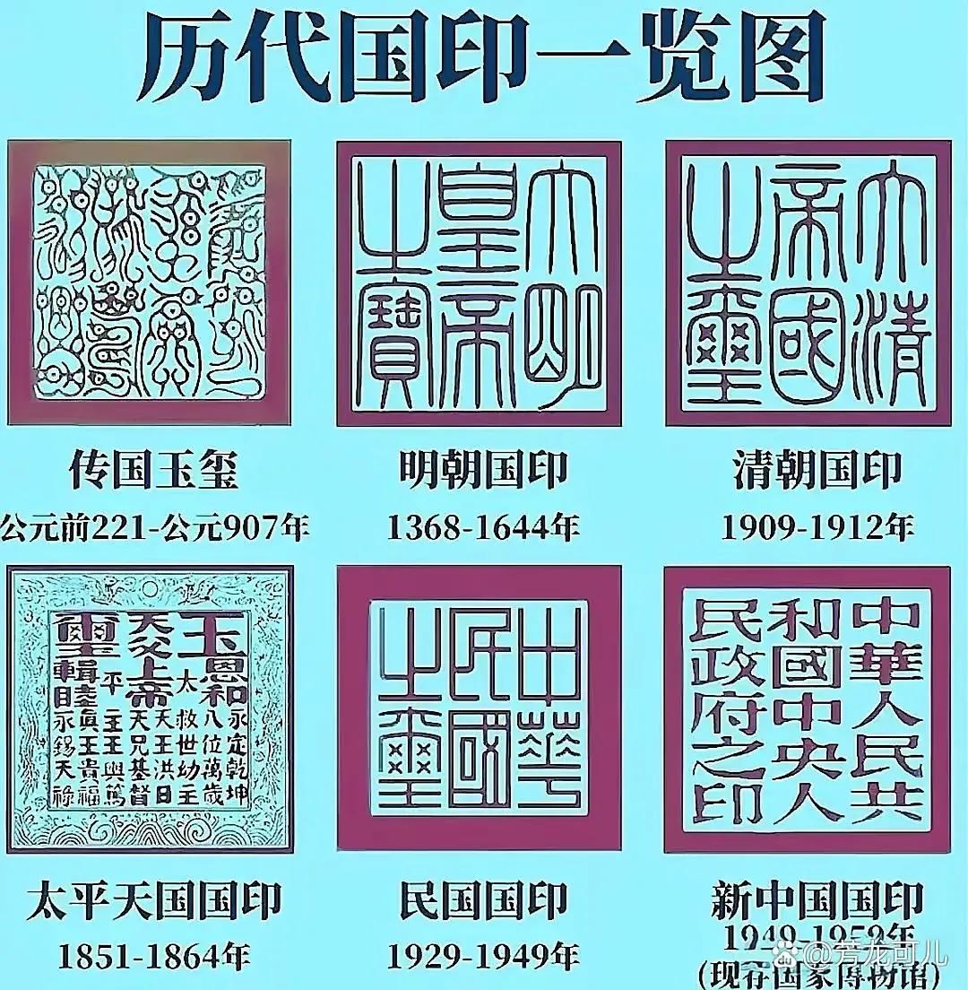 中国历代传国玉玺长什么样？今天可让你大开眼界！这是国家的象征，是权力的象征！我们