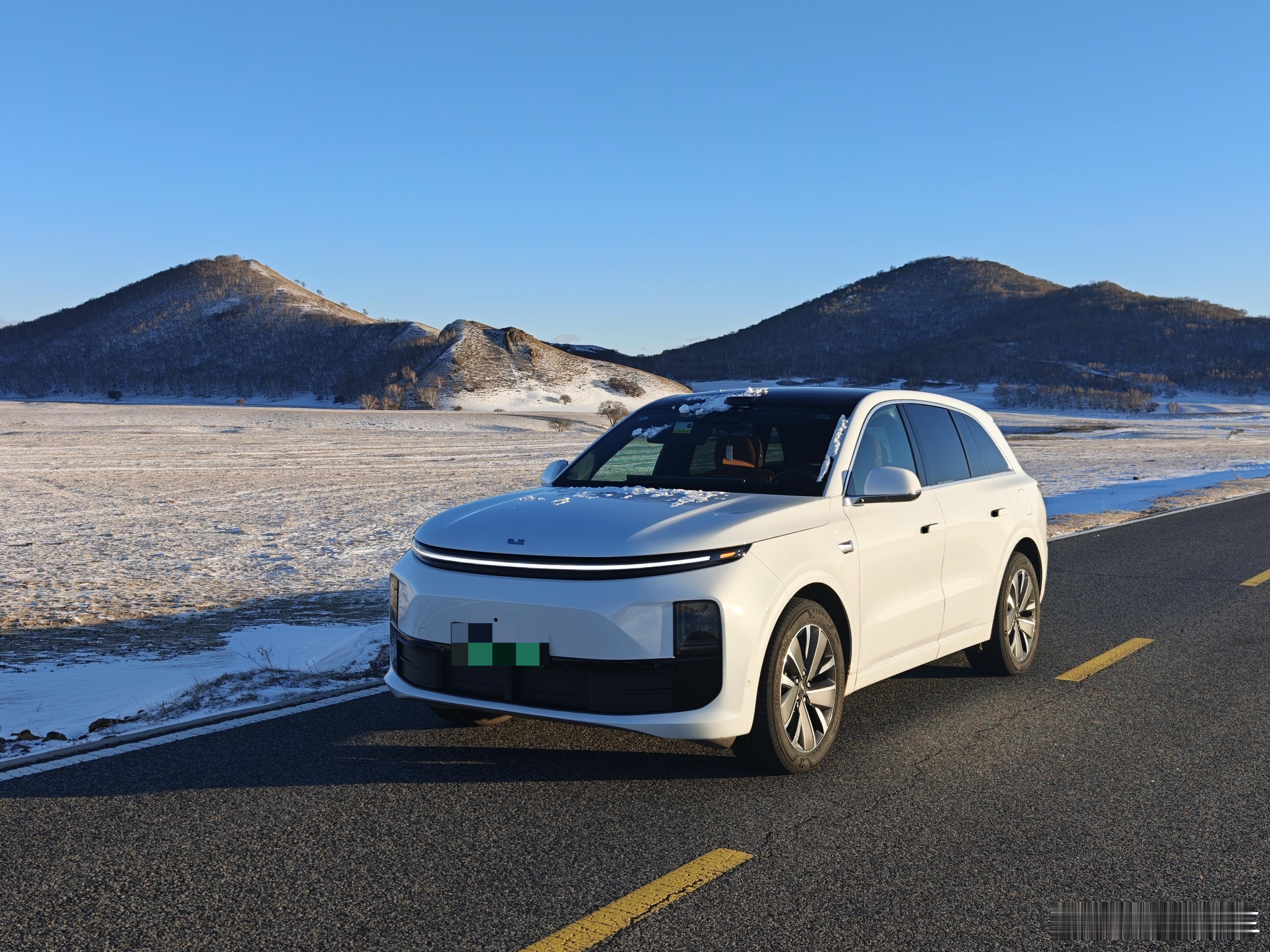 今天开这辆理想L6感觉比去年开那个转向好一些，想子进步还是大呀