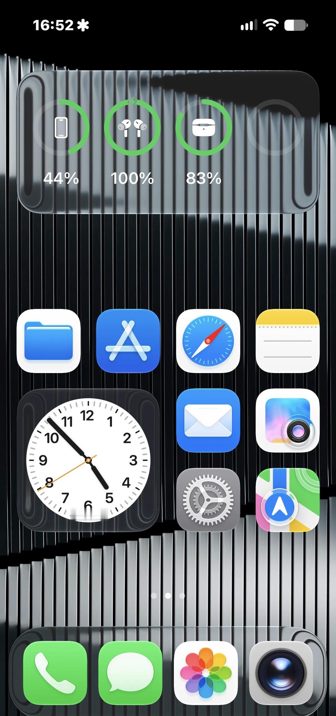 iOS27的桌面效果真的太好看了！iphone壁纸壁纸一朵云液态玻璃手