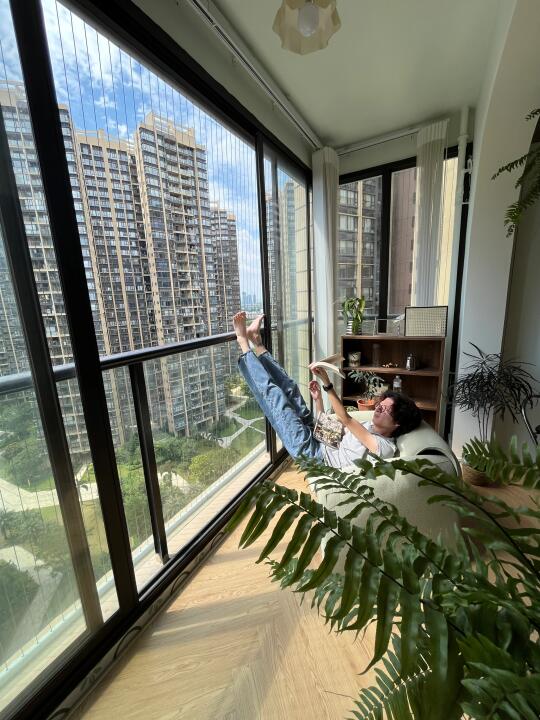 我家推拉门封阳台❗️成了整个小区模仿对象😬