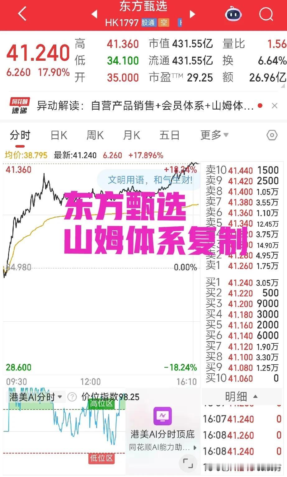 东方甄选果然没让人失望。东方甄选自建房买的牛腱子。一整切牛腱子。说实话选东方
