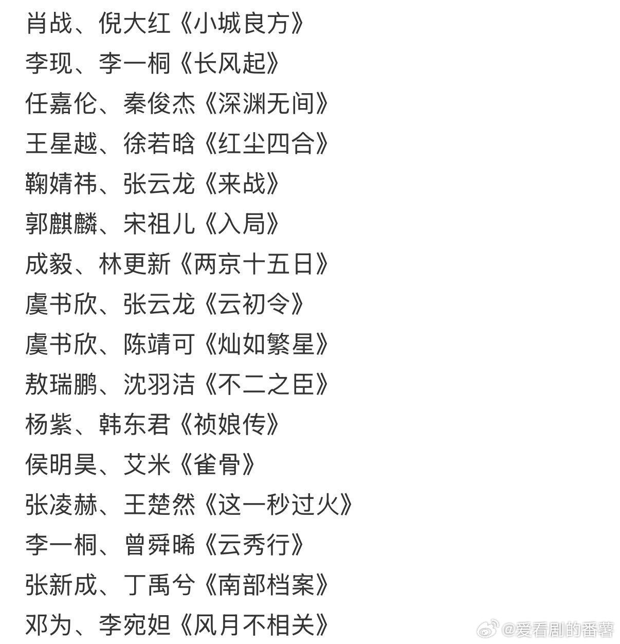 爱奇艺最新片单