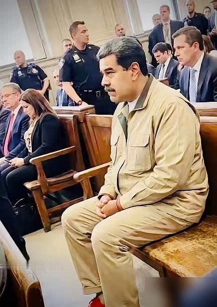 这一手牌打得，真叫一个绝。身背贩毒、恐怖主义重罪站在纽约联邦法院，马杜罗连正