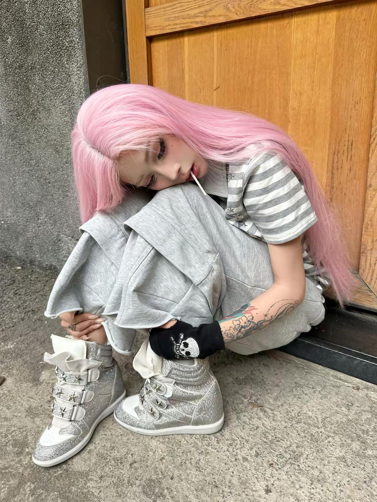 粉发回归。chillfeelinsfyp