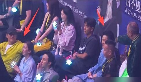 谭咏麟演唱会台下，苗侨伟盯着刘德华看了十多秒，对方愣是没转头。两人挨着坐，刘德华跟周围人打了一圈招呼