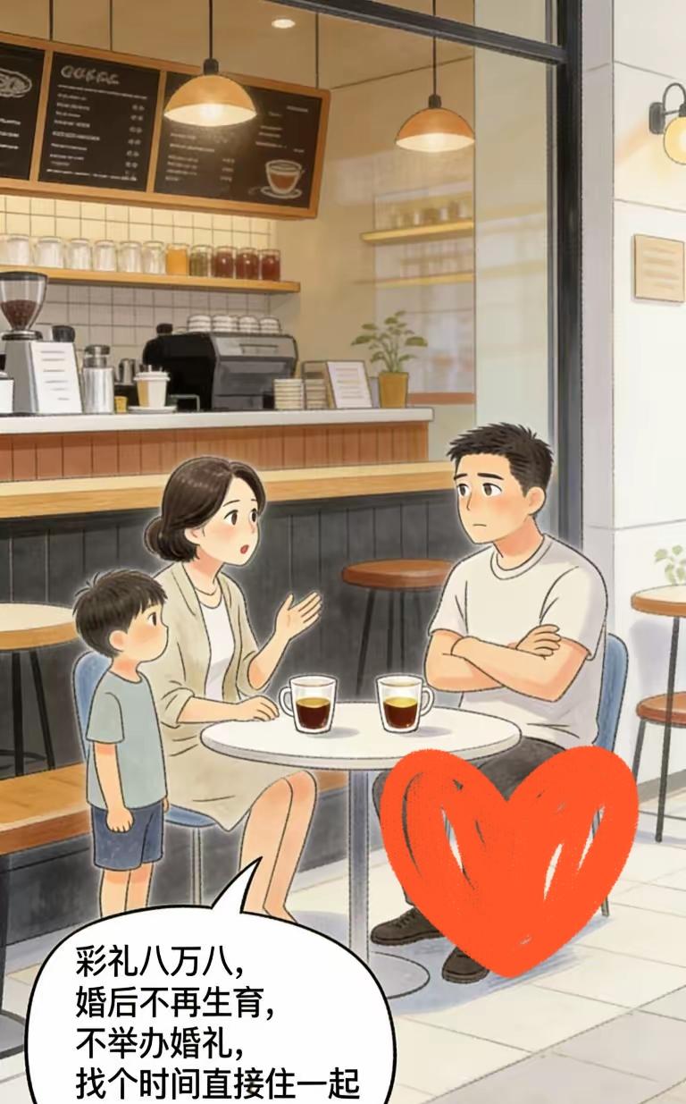 我老公一同事42岁还没结婚。他亲戚给他介绍了一个39岁的女的，前夫病逝带着一个儿