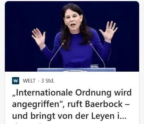 德国前外长、联大主席贝尔伯克提名欧盟委员会主席冯德莱恩为联合国秘书长候选人。首先