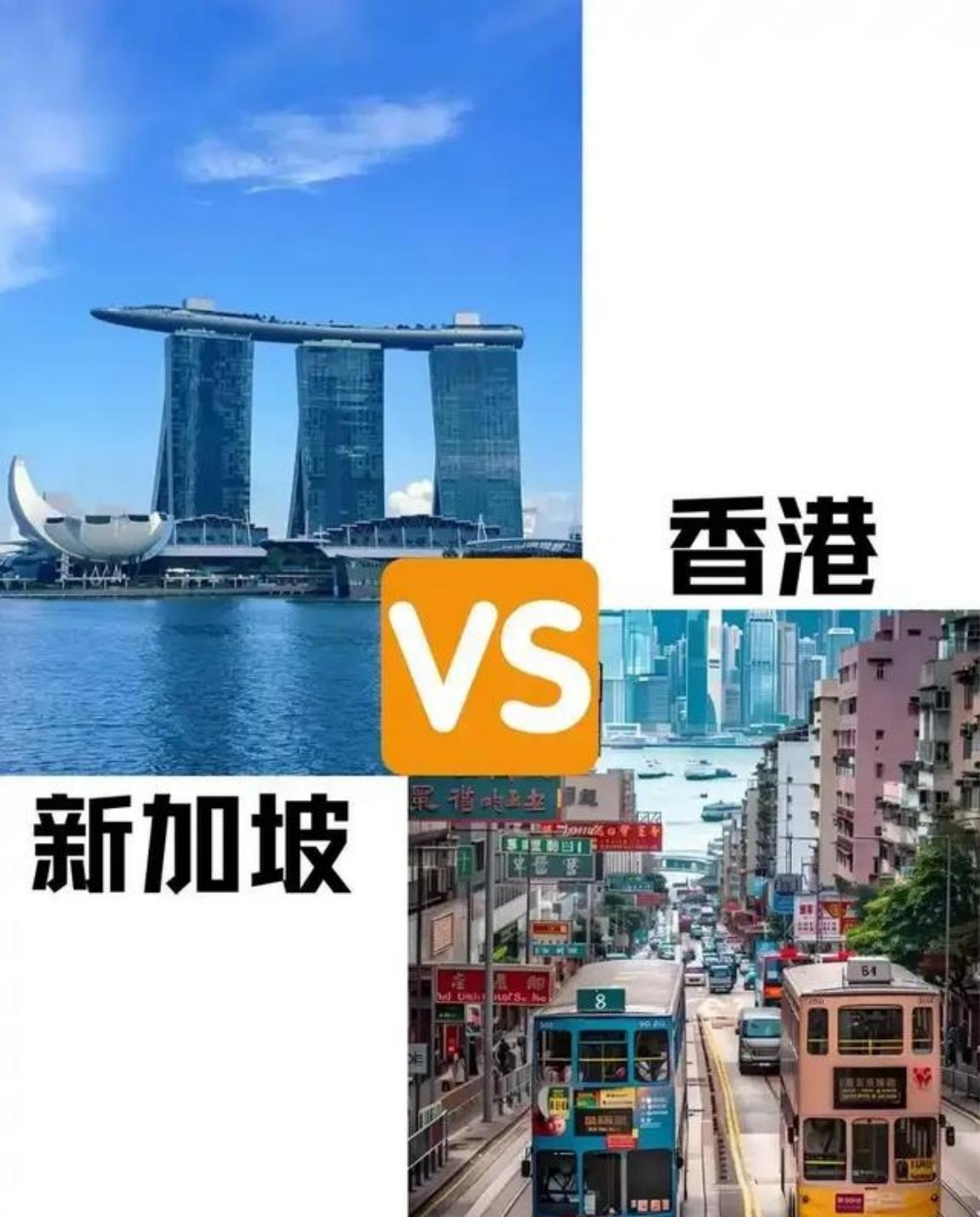短短五年，香港和新加坡的经济差距被拉开了一大截。2019年香港GDP3660亿美