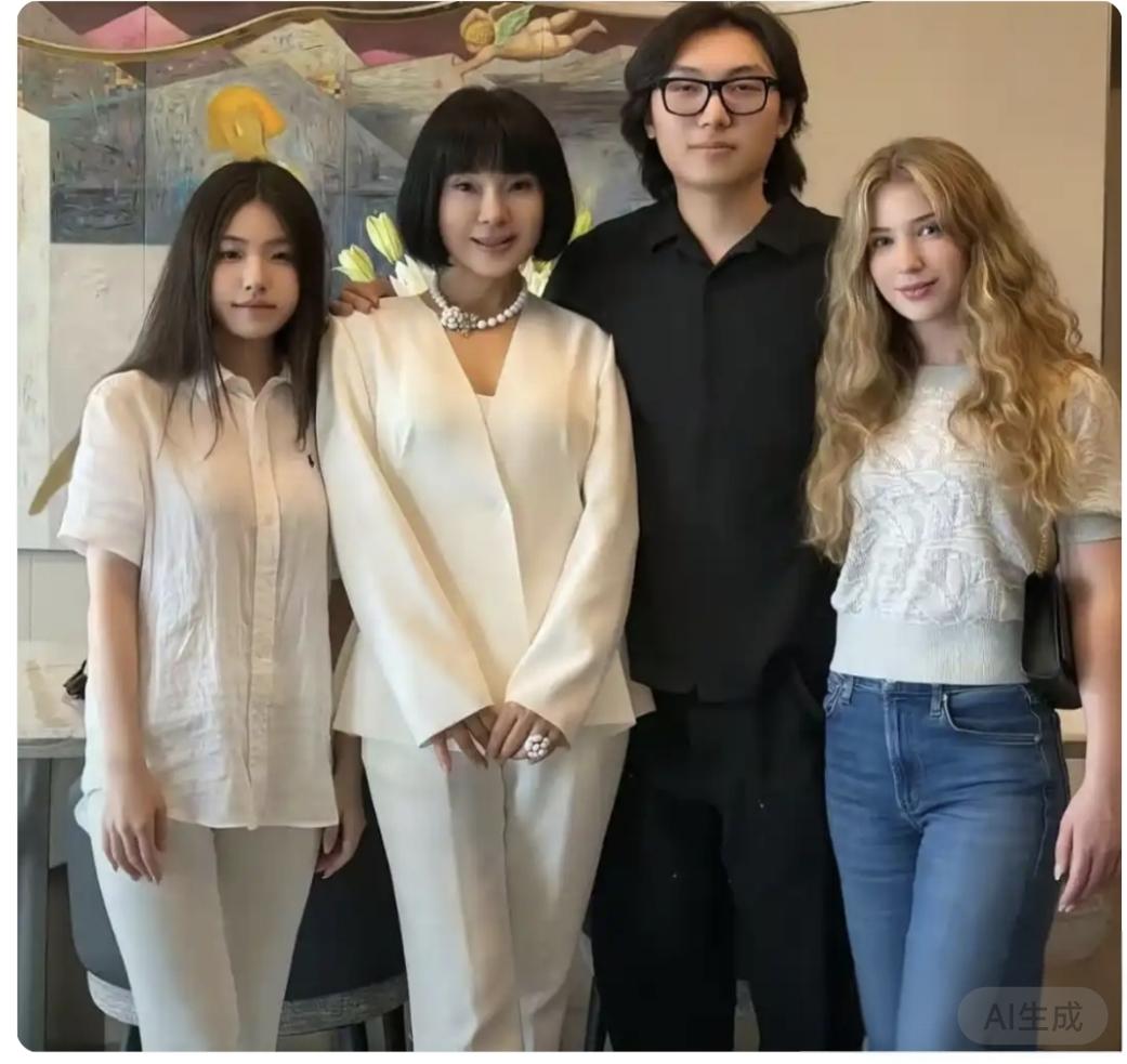 歌手陈红自从离开渣渣老公后，一个人带着一双儿女过的清闲自在，自从一表人才的儿子娶