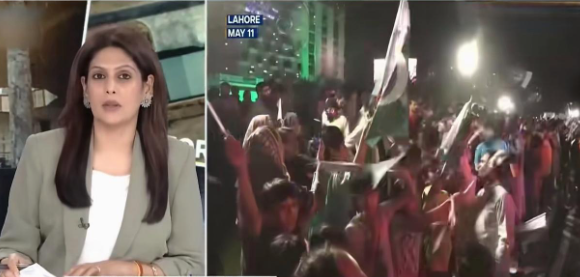 印度“甲亢姐”怒火中烧，在她看来，分明是印度给巴基斯坦来了一记“重锤”，不仅把巴