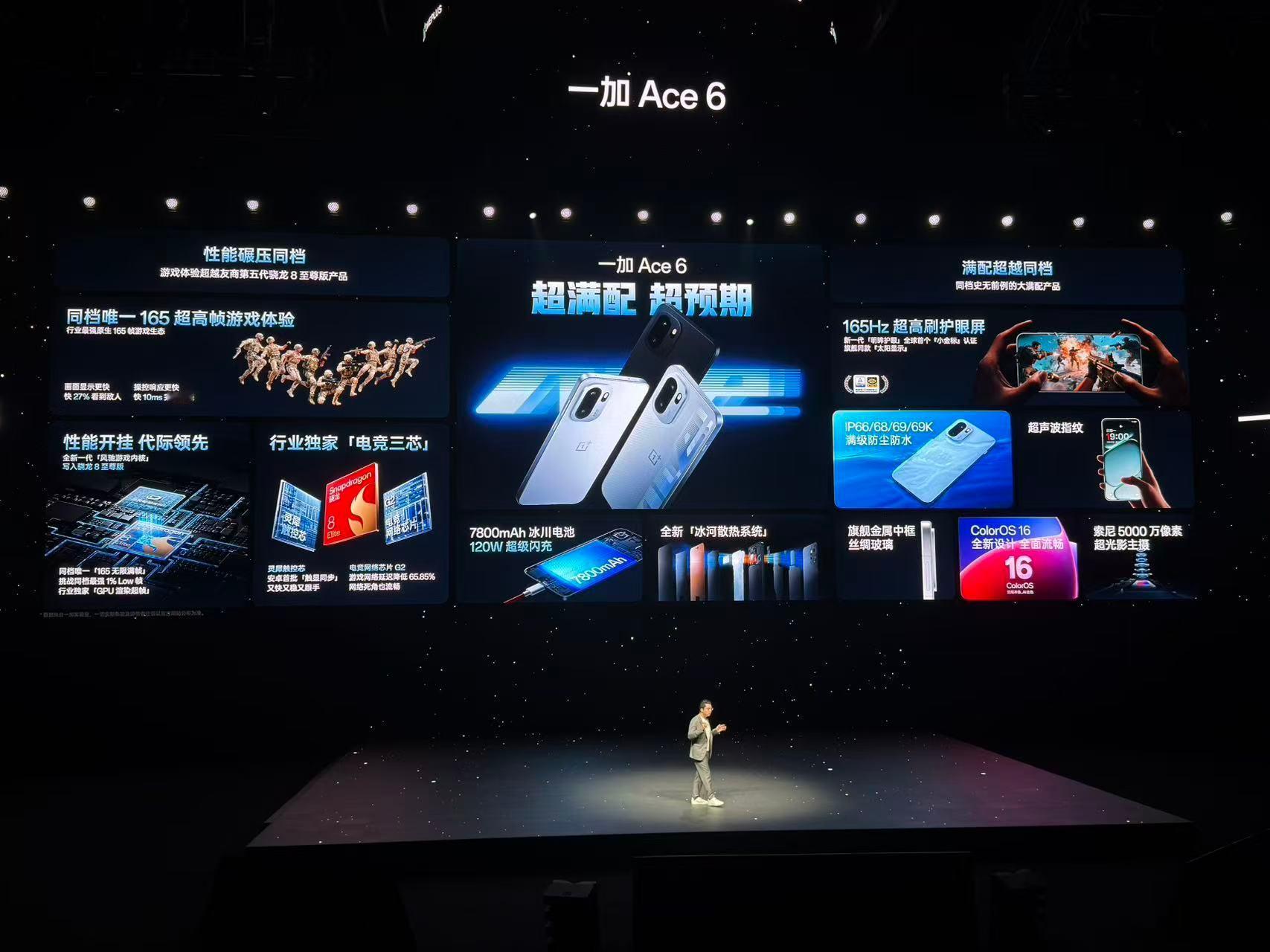 现在中端机都卷成这样了吗￼165Hz高刷护眼屏、7800mAh巨大电池、防尘防水