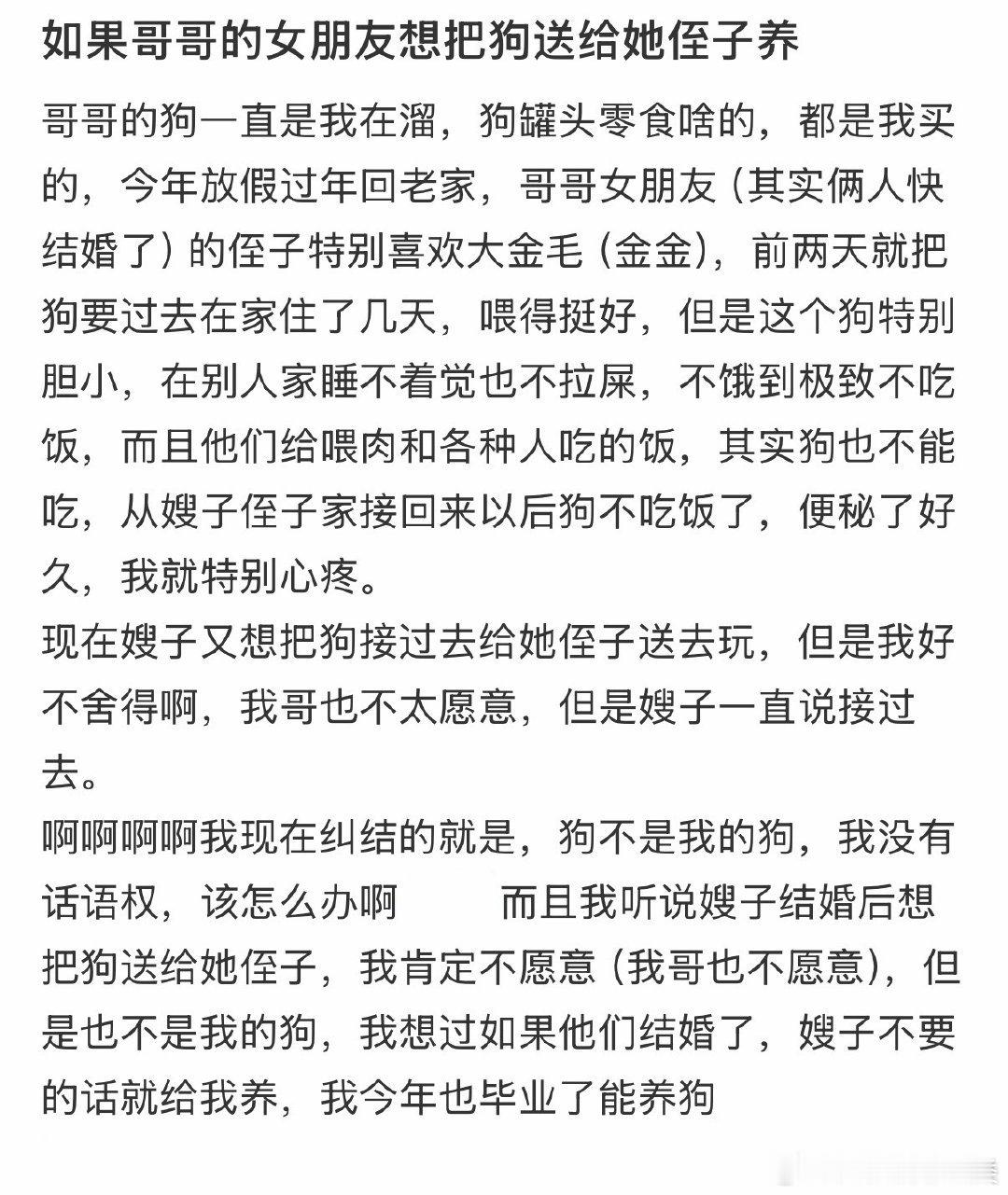 哥哥的女朋友争夺狗狗抚养权，怎么办？