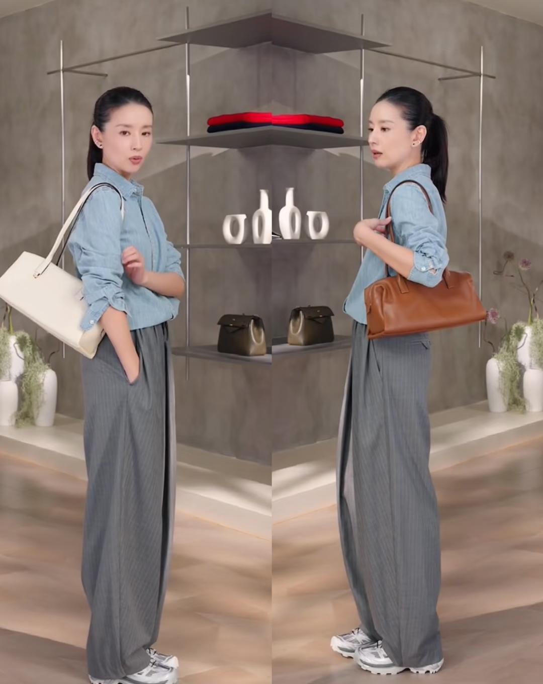 董洁没开直播，没喊“321”，一件大衣卖了上亿。她没开直播喊大家买东西，就穿