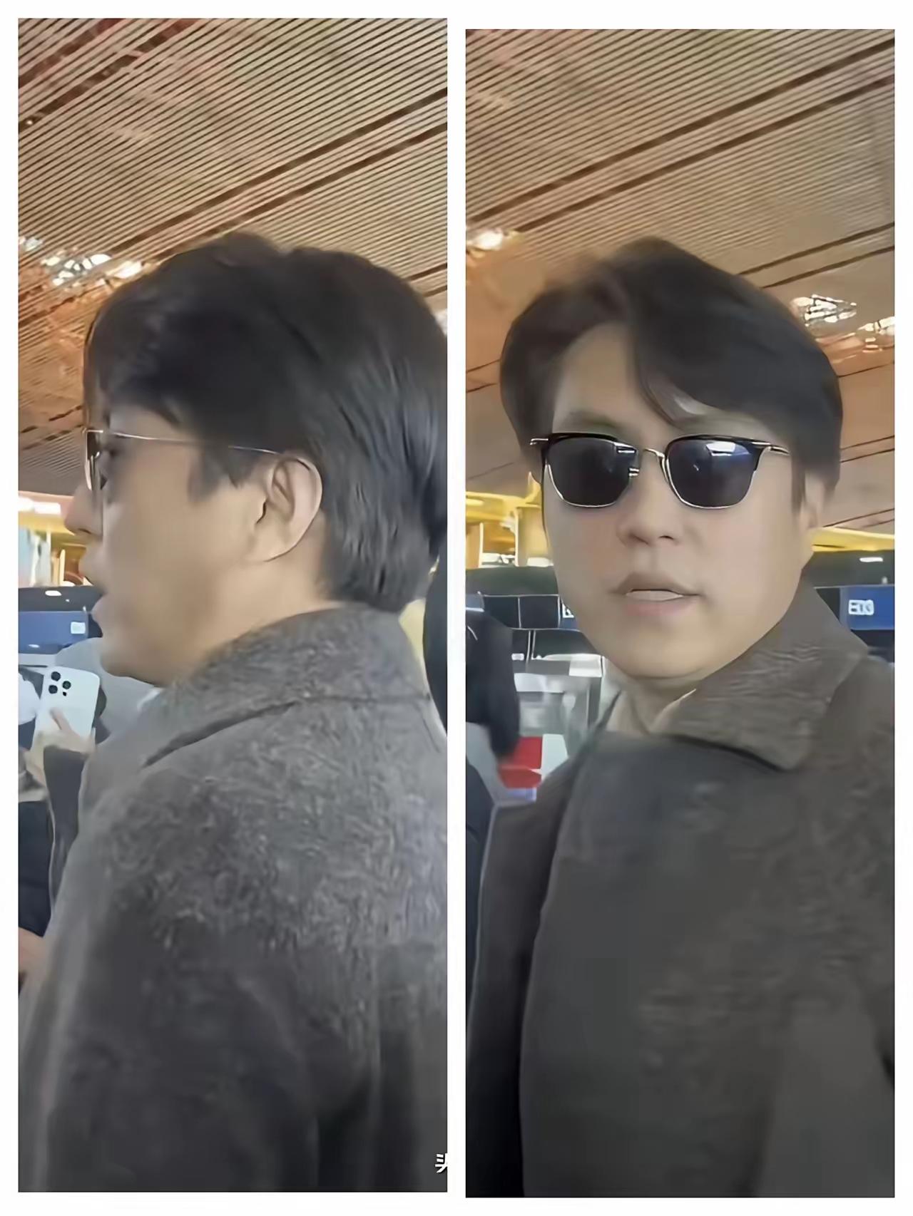 郝戎自首后，​靳东就像变了一个人！​以前从来都是一个人走机场，​现在身边居