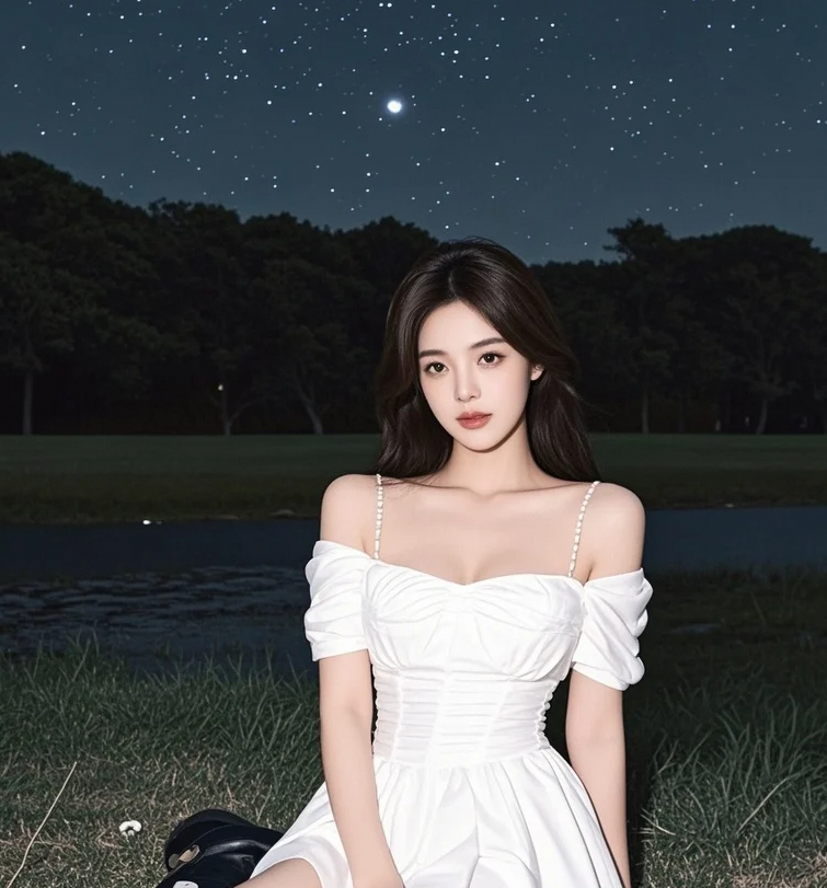 星空下的‘在逃公主’，这组写真能C位出道吗？