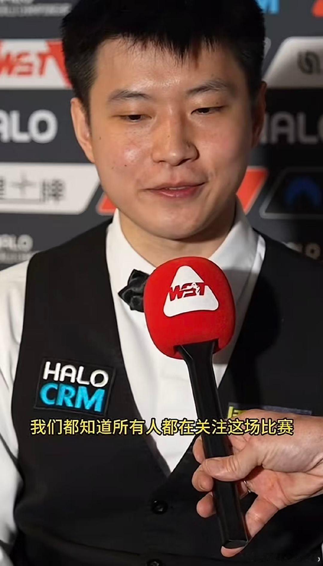 【赵心童说和丁俊晖关系非常要好】赵心童丁俊晖知道大家都在关注这场比赛赵心童说