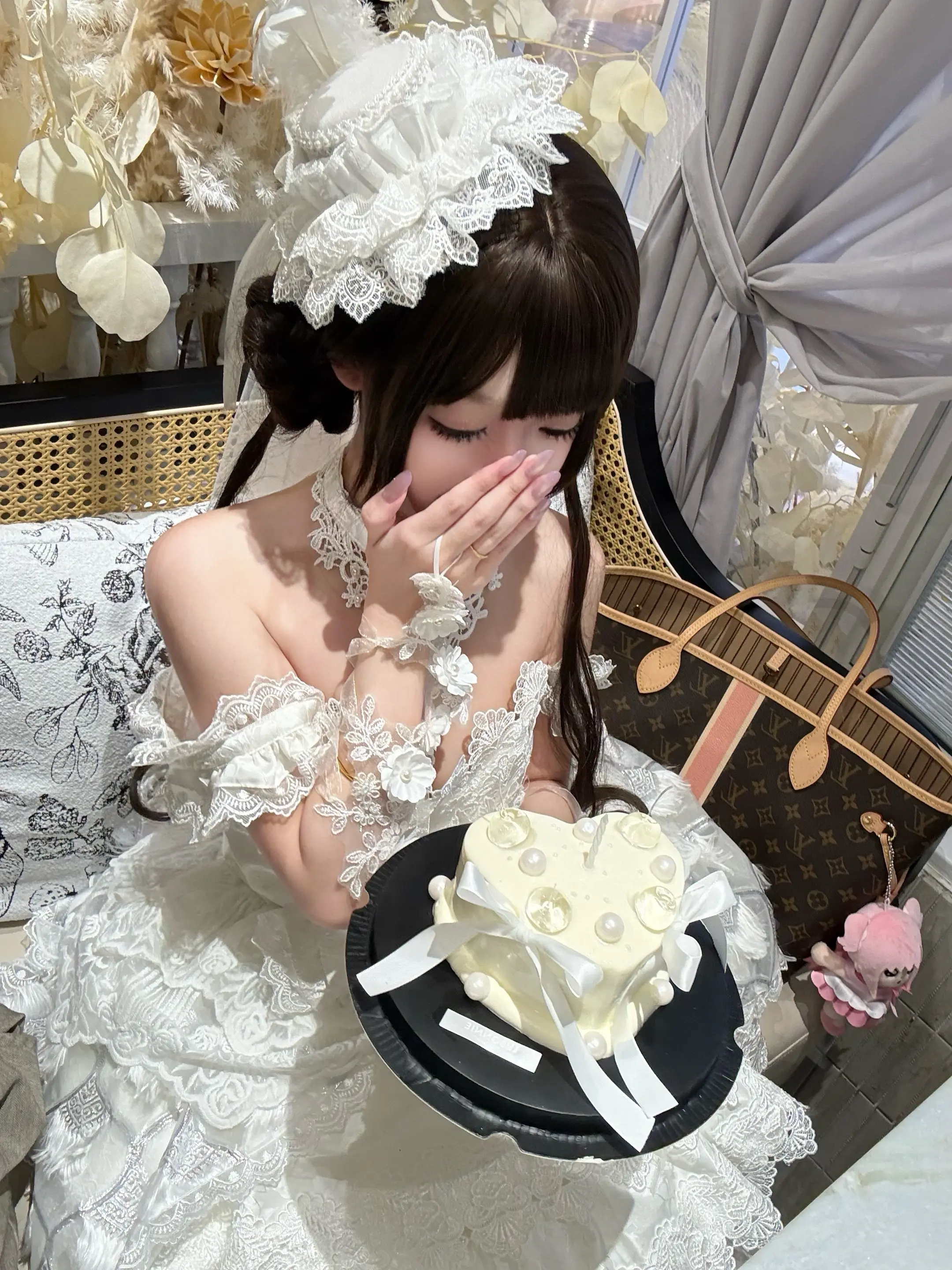 雀之羽 生日快乐 小蛋糕lolita 蛋糕ovo 少女加冕礼