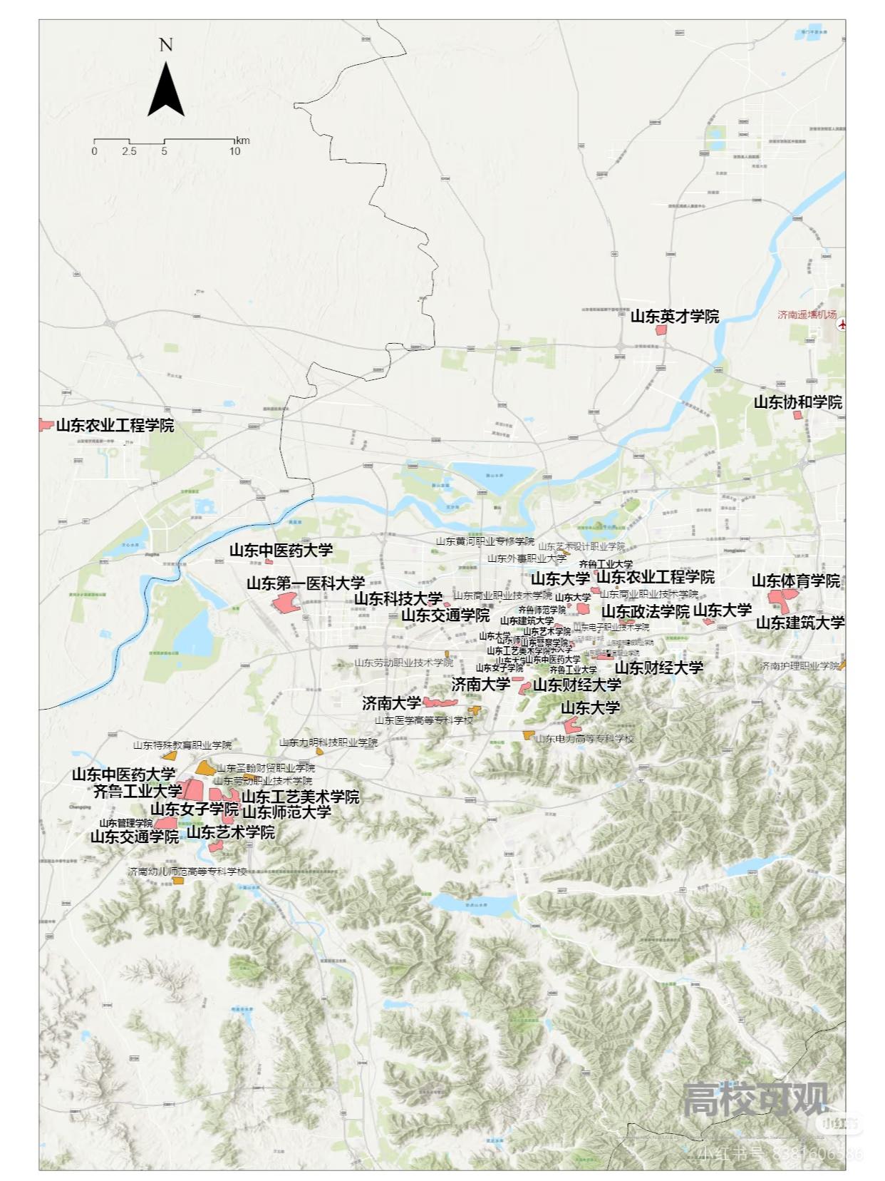 济南确实是大学实力很强的城市。在山东省综合实力最强的十所大学中，有三所位于济南。