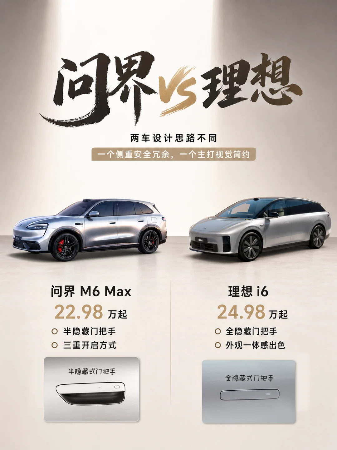 问界M6 vs理想i6，家用怎么选