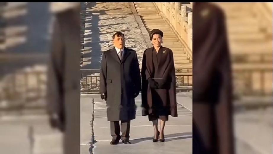 泰王夫妇打卡故宫，刚好撞上北京大降温+7级大风，游客裹着厚羽绒服还冻得缩脖子，苏