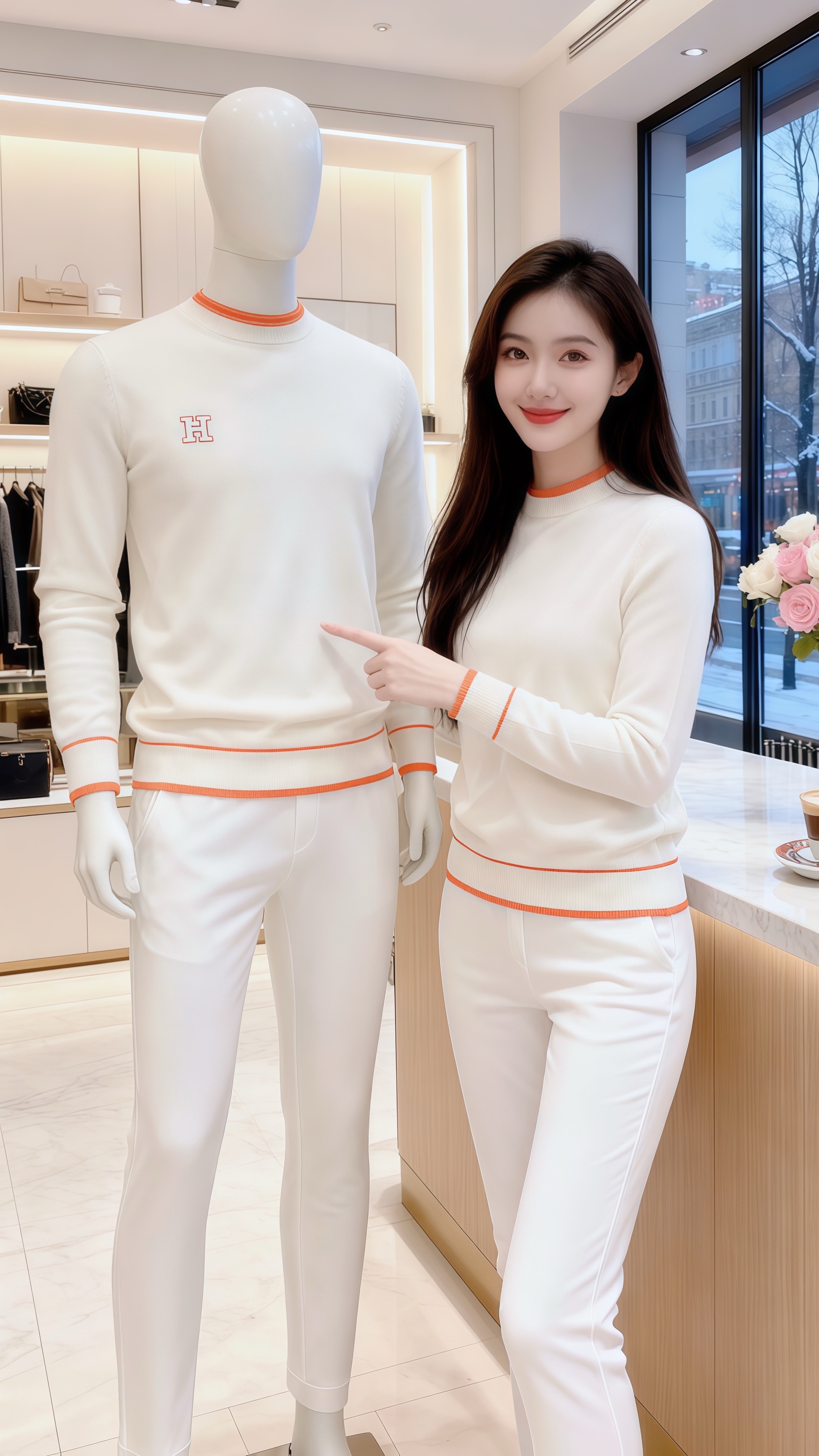 《雪窗里的橘色线》《雪窗里的橘色线》落雪漫过街景时，林薇指尖碰着拿铁杯...